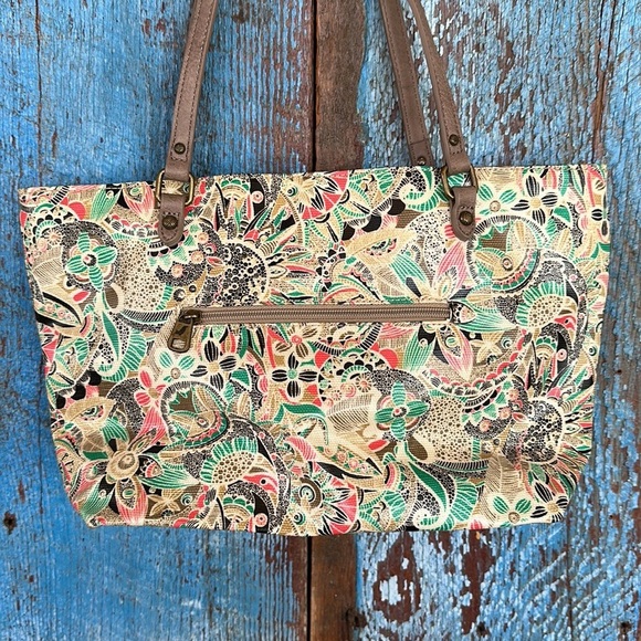 Sak Roots SIENNA Coated Canvas Metro Printed Tote - Picture 7 of 8